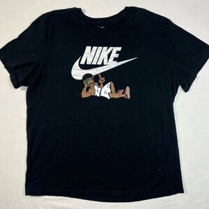 NIKE Tee Showcrates Black Nike Logo TShirt Men’s XL